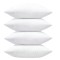 Set 4 huse perna premium cu fermoar, Alb - 30 x 50