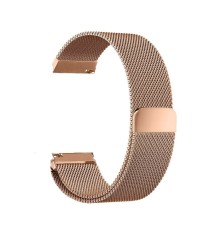 Bratara metalica Milano pentru Fitbit Blaze cu inchidere magnetica-Mărime L-Culoare Aur-roșu