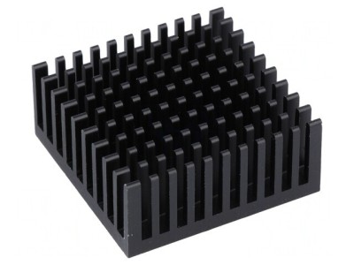 Radiator Extrudat Negru 37,92x38,1x16,51mm foto