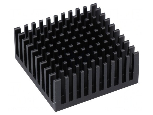 Radiator Extrudat Negru 37,92x38,1x16,51mm