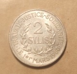 GUINEEA AFRICANA 2 SYLIS 1971 UNC