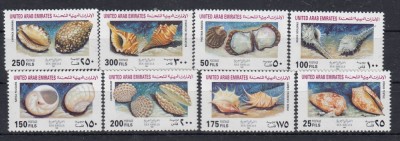 Emiratele Arabe Unite - Fauna Marina - COCHILII - MNH foto