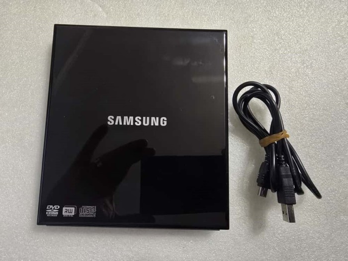 DVD Writer Samsung USB 2.0 SE-S084C/USBS, DVD+RW &amp; CD-R DVD Writer, Slim