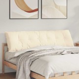 vidaXL Perna pentru spate Crem 180 x 50 cm Țesătură din corduroy 42014953