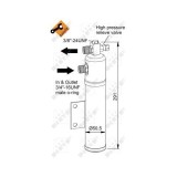 Uscator condensator aer conditionat Mercedes-Benz Actros, Actros Mp2 / Mp3, Actros Mp4 Nrf 33366