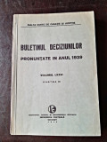 Buletinul Deciziunilor pronuntate in anul 1939 volumul LXXVI, partea III