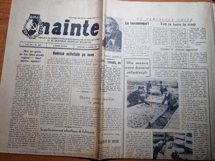 ziarul inainte 27 martie 1963