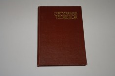 Geografie teoretica - Vintila Mihailescu - principii fundamentale, orientare generala in stiintele geografice -1968
