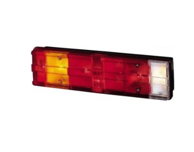 Stop, lampa spate MERCEDES SPRINTER, 01.1995-2006 PICK-UP, partea Stanga, HELLA, fara lumini nr inmatriculare; Latime: 452 mm; Inaltime: 116 mm; 7 foto