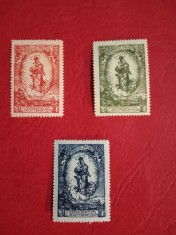 LIECHTENSTEIN 1920, ANIVERSARE - SERIE COMPLETĂ NEȘTAMPILATĂ CU ȘARNIERĂ