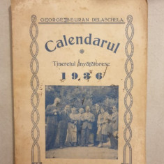 Calendarul Tineretul invatatoresc 1936