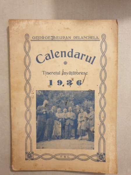 Calendarul Tineretul invatatoresc 1936