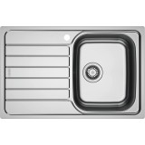 Chiuveta bucatarie inox Franke SKL 611-78/50 ST, dreptunghiulara, 1 cuva si picurator pe partea stanga, 78x50x15 cm, adancime cuva 15 cm, Inox dekor