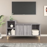VidaXL Comodă TV, gri sonoma, 100x35x55 cm, lemn prelucrat