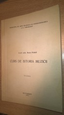 Curs de istoria muzicii - Uz intern - conf. univ. Radu Paladi (IATC, 1971)