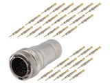 Conector circular RT360 mufă tată crimpat PIN 32