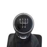 Nuca Schimbator Viteze + Manson Piele Ecologica Passat B7 CC 5+1 Trepte Negru