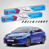 Cumpara ieftin Ștergătoare Toyota Corolla E21 Sedan 2019-prezent | Set Față Flat Premium &ndash; TeamCar&reg;