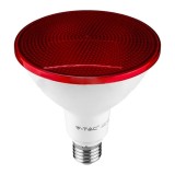 Bec led par38 e27 17w ip65 - rosu