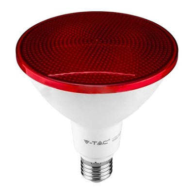 Bec led par38 e27 17w ip65 - rosu foto