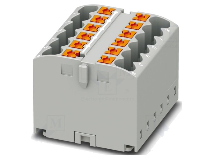Conector de șine 24A 450V push-in