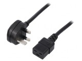 Cablu Electric Negru 5m BS 1363 la IEC C19