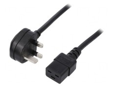 Cablu Electric Negru 5m BS 1363 la IEC C19