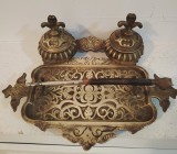 Set de birou antic din bronz masiv &icirc;n stilul Baroc.