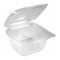 Caserola Plastic cu Capac Incorporat, 500ml, Set 100 buc