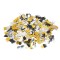 Confetti decorativ de zia de naster , 30 ani, auriu, negru