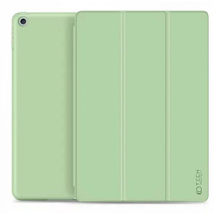 Husa Tech-Protect Smartcase pentru Apple iPad 10.2 7/8/9/2019-2021 Verde Cactus