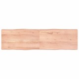 VidaXL Blat masă, 180x50x(2-6) cm, maro, lemn tratat contur organic