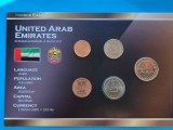 Serie 5 Monede Emiratele Arabe Unite (EAU) - Set Complet Colectie