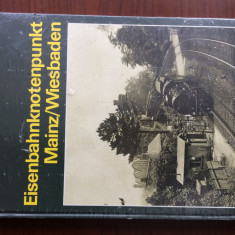 Eisenbahnknotenpunkt Mainz Wiesbaden P. Scheffler carte album locomotive trenuri