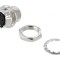 Conector circular HR10 push-pull soclu 2A argintat pentru lipire