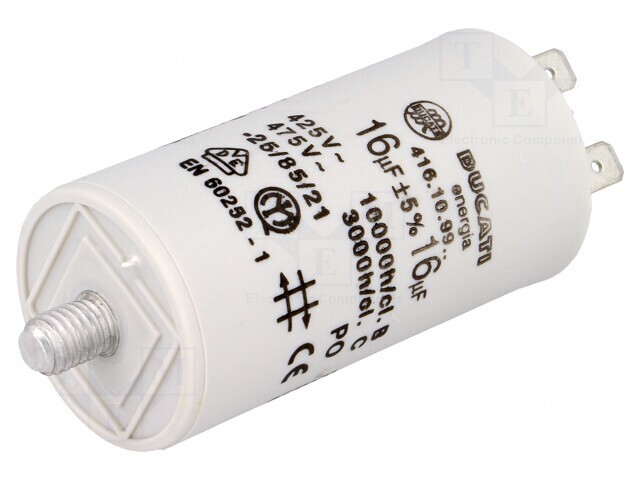 Condensator de Funcționare 16uF 425VAC