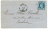 France 1868 Old Cover + Content GC 1567 FOURMIES NORD to ROUBAIX D.951