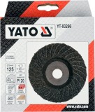 YATO DISC PENTRU SLEFUIT UNIVERSAL, 125MM, P120