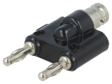 Conector Banană 4mm și BNC Soclu 500V Dublu
