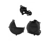 Set protectie capac ambreiaj aprindere pompa apa Beta 250 300 RR 13-17 Black, Polisport