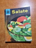 Carte de bucate - salate - din anul 1971