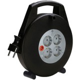 Cumpara ieftin Prelungitor cu tambur Brennenstuhl, 4 prize, 10m, Negru/Gri