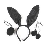 Set bentita cu urechi si coada pentru Halloween