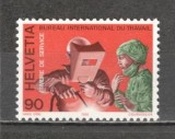 Elvetia.1988 Biroul International al Muncii-Oamenii si munca SH.154, Nestampilat