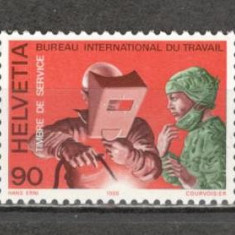 Elvetia.1988 Biroul International al Muncii-Oamenii si munca SH.154