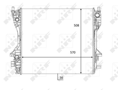 NRF 59060 Radiator, racire motor foto