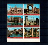 Ajman 1972 - Clădiri din Venetia si Pompei, arhitectura, serie neuzata