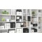 Cabinet 4 sertare carton laminat Leitz WOW Click &amp; Store A4