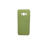 Husa silicon soft-touch compatibila cu Samsung S8 Verde
