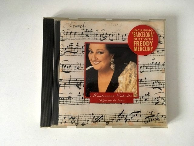 *CD muzica Hijo de la Luna, MONTSERRAT CABALLE, inclusiv Barcelona cu F. Mercury